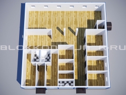 Модульная столовая из блок-контейнеров в Белой Калитве